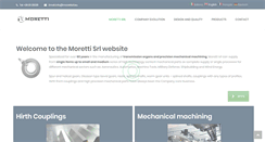 Desktop Screenshot of morettisrl.eu